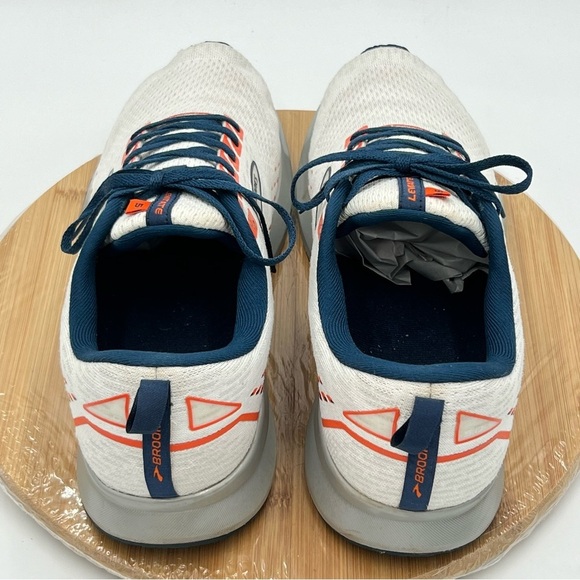 Brooks Running Men’s Levitate 5 White Orange Navy Size 13 - Picture 7 of 15